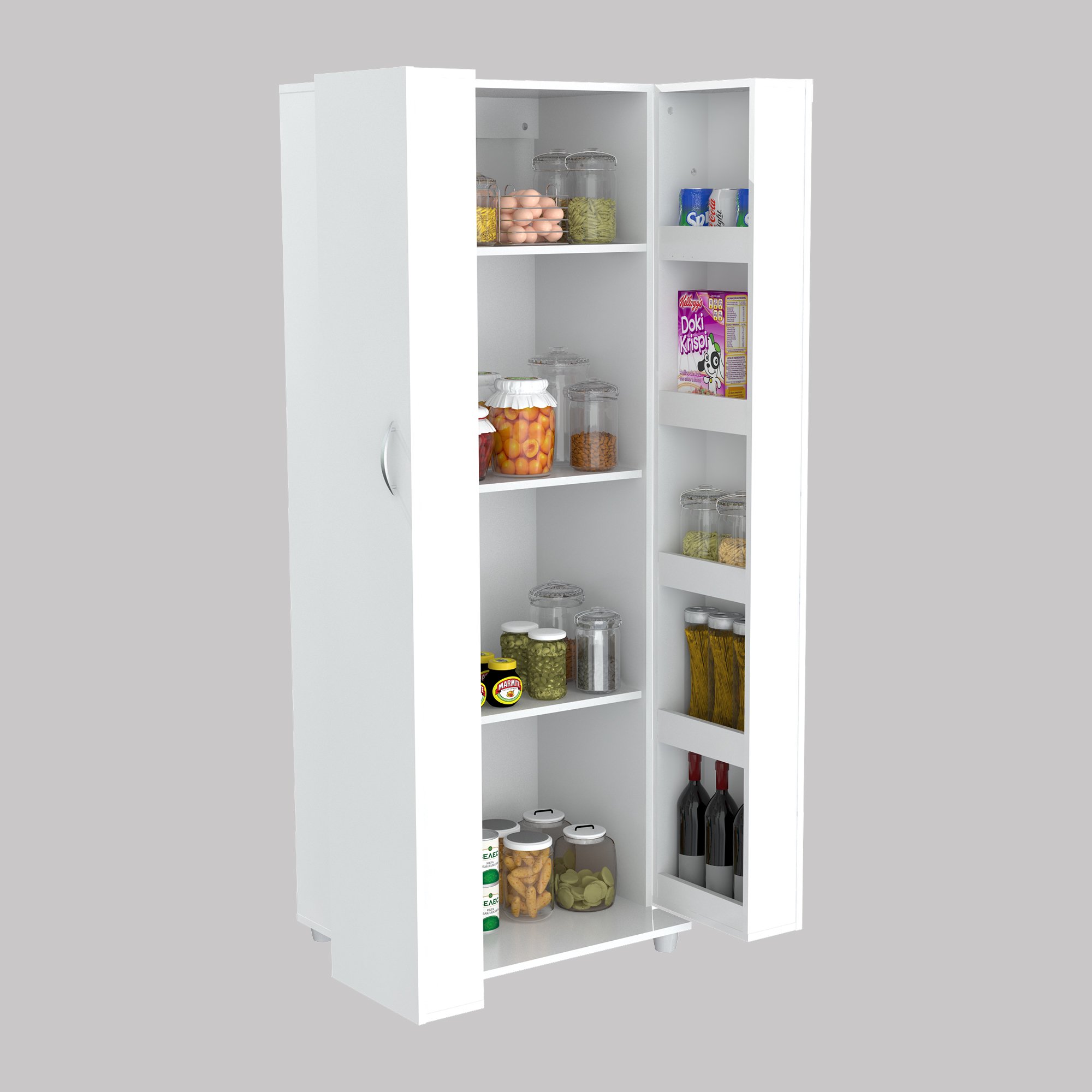 Alacena Blanco 167Cm X 60Cm X 50Cm Al2113