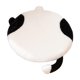 thumbnail image 3 of Cojín de asiento con forma de gato, multifuncional, con cremallera, decorativo, extraíble, para suelo Blanco y negro, 3 of 9