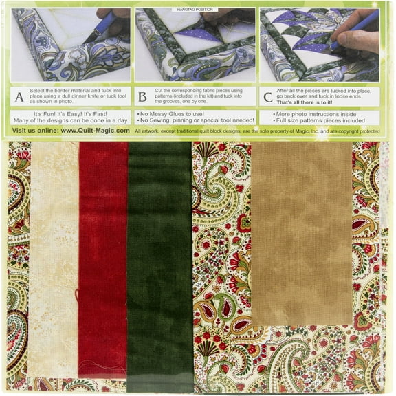 Quilt-Magic No Sew Wall Hanging Kit-Teapot