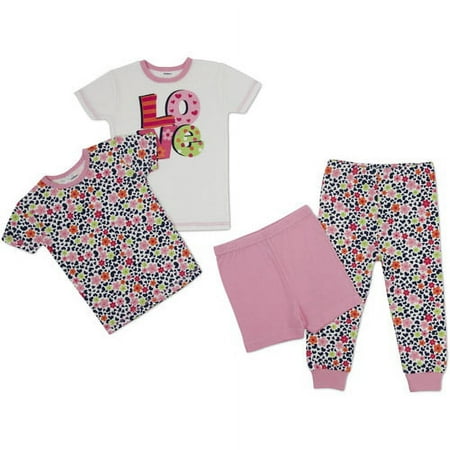 Baby Girls' 4-piece Short Slee