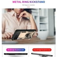 thumbnail image 3 of Compatible with Samsung Galaxy Z Flip 3 Case Built-in 360 Ring Holder Kickstand, Extreme Protection Military Armor Magnetic Car Dual Layer Protective Heavy Duty Phone Cover,Gold, 3 of 8