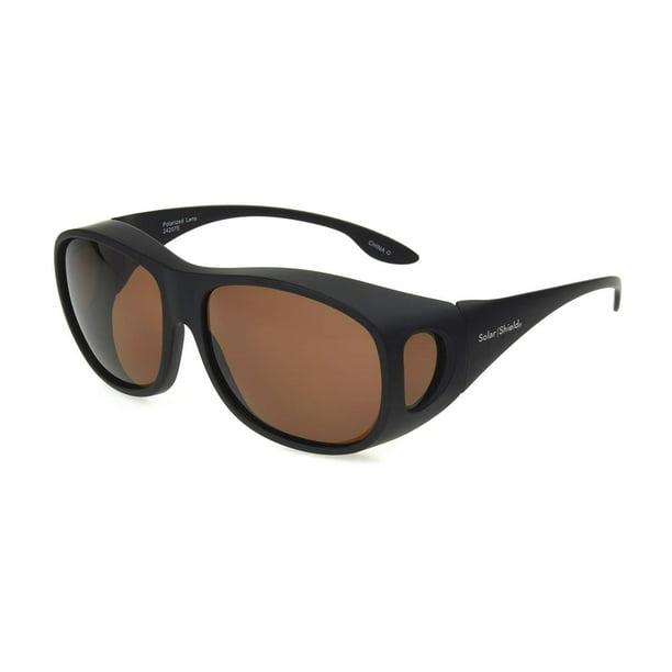 Gafas de sol Dioptics Solar Shield Elm se ajustan sobre negro y ámbar