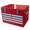 thumbnail image 5 of Yakimoto Nostalgia Series 21 Qt. Retro Metal Cooler, Portable Industrial Toolbox Ice Chest for Camping, Tailgating, and Picnics, Red, 5 of 11