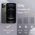 thumbnail image 2 of JETech Magnetic Silicone Case for iPhone 12 Pro Max 6.7-Inch, Compatible with MagSafe, Phone Cover with Camera Lens Full Protection (Black), 2 of 6