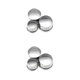 thumbnail image 3 of Injueey 3 Pieces/Set Dumpling Skin Mould Maker Making Steel Doughs Stainless Pastry Cooking Bakeware DIY Tool Baking for Restaurant 1 2piezas, 3 of 6