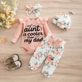 thumbnail image 2 of Baby Girls' Clothing Sets Newborn Baby Girl Clothes Little Sister Outfit Long Sleeves Romper Pants Baby Clothes for Girls 0 3 6 12 18 Months, 2 of 9