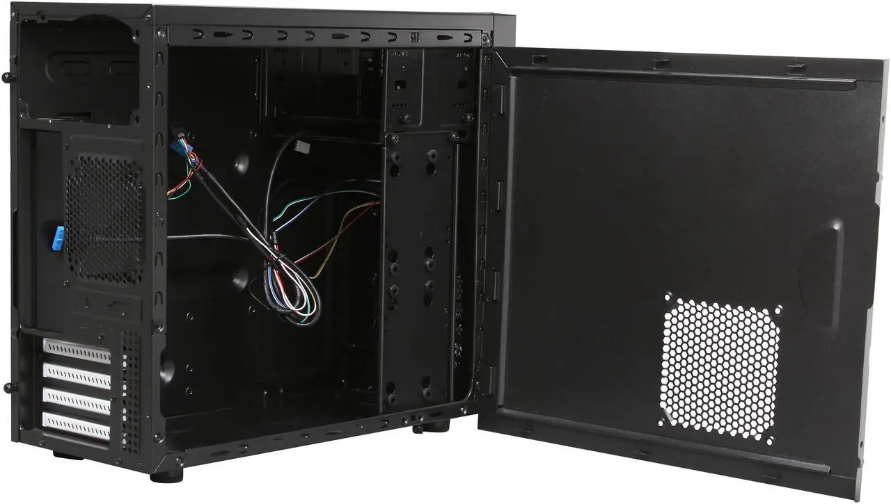 Fractal Design Core 1000 Black Micro ATX Mini Tower Computer Case