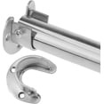 thumbnail image 3 of Soporte para barra de cortina, juego de 2 soportes de tubo para armario de acero inoxidable, abrazadera abierta en forma de U con armario P, 3 of 5