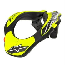 Alpinestars Youth Neck Support, Black/Yellow Fluo One Size