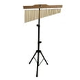 thumbnail image 3 of Bunblic 36 Bar Chimes Musical Instrument Practice Performance with Mounting Stand Percussion Instrument for Gifts Friends New Year Gold Black, 3 of 8