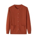thumbnail image 3 of Bovemsi Womens Sweaters Cardigan For Elder Middle Moms Cozy Sweater Suitable Fall Winter Spring Warm Soft Casual Outerwear Daily Wear Cute Sweaters, 3 of 3