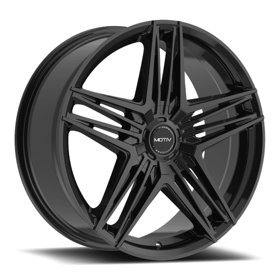 16x7.5 Motiv 440B Lunar Gloss Black Wheel 5x4.5/5x120 (40mm)
