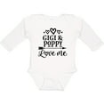 thumbnail image 3 of Inktastic Gigi and Poppy Love Me Girls Long Sleeve Baby Bodysuit, 3 of 5