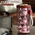 thumbnail image 2 of Portable LED Temperature Display Coffee Thermos - 316 Stainless Steel, 410 ml Large Capacity for Travel, Office, Gym (Pink), 2 of 7