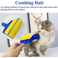 thumbnail image 4 of ORUYROP Rouleau Adhésif Réutilisable, Rouleau Adhésif en Silicone Lavable, Extra Collant pour Poils d'Animaux, Vêtements, Sièges Auto (3 Pcs-Bleu), 4 of 7