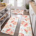 thumbnail image 2 of Pioneer Flower Floral Print Pattern Kitchen Rugs Sets Of 3,Kitchen Runner Rugs Non Skid Washable,Decorative Kitchen Floor Mats for Kitchen,Sink,Laundry,17"x30"+ 17"x47" + 17"x59", 2 of 6