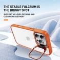 thumbnail image 6 of for iPhone 11 Pro Case Clear Shockproof Anti-Scratch Cover Protect Camera Lens iPhone 11 Pro Phone Case with Ring Stand Slim Orange Rugged Heavy Duty Protection (Orange), 6 of 7