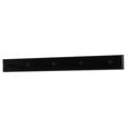 thumbnail image 1 of Wooden Mallet HCR-5WBK 5 Peg Coat Rack - Black, 1 of 1