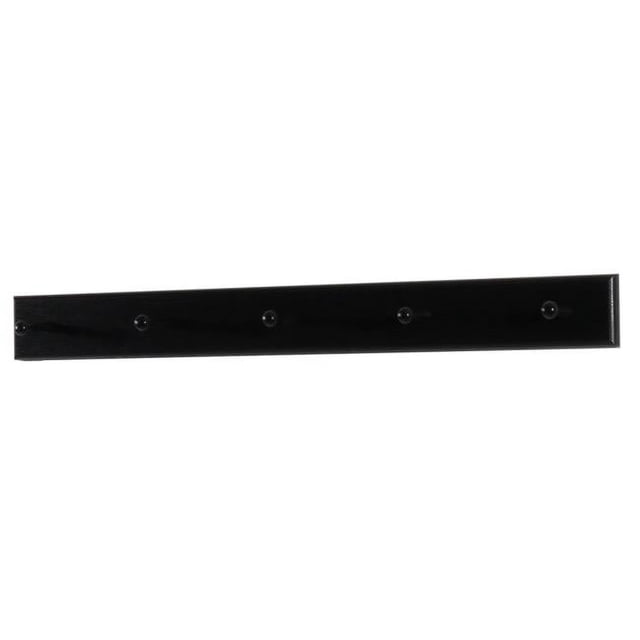 Wooden Mallet HCR-5WBK 5 Peg Coat Rack - Black