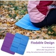 thumbnail image 4 of 2 st fuktbeständiga hopfällbara, termiskt isolerade hopfällbara sittunderlag för utomhusvandring, promenader, camping och picknick (2 färger), 4 of 5