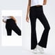 thumbnail image 5 of Leggings de Yoga de Mezclilla Ajustados con Bolsillos y Cintura Alta para Mujer Negro M, 5 of 7