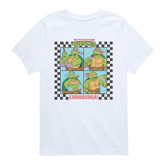Teenage Muntant Ninja Turtles - Cowabunga Four - Toddler And Youth Short Sleeve Graphic T-Shirt