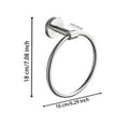 thumbnail image 3 of Élégant Anneau Porte-Serviette en Acier Inoxydable 304 pour Rangement Efficace dans la Salle de Bain et Style Moderne, 3 of 4