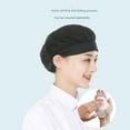 thumbnail image 3 of Cook Accessories Chic Breathable Hotel Restaurants Smoke-proof Dust Work Wear Hair Nets Cooking Hygienic Cap Chef Hat Work Hat PINK NET, 3 of 8
