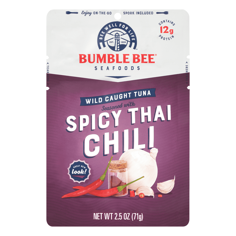 Bumble Bee Spicy Thai Chili Seasoned Tuna, 2.5 oz Pouch