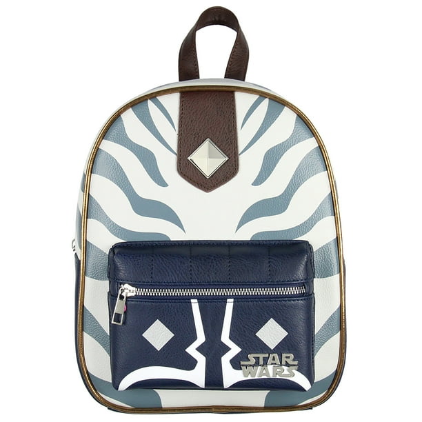 Star Wars Ahsoka Tano Character Pattern Faux Leather Tote Bag Mini