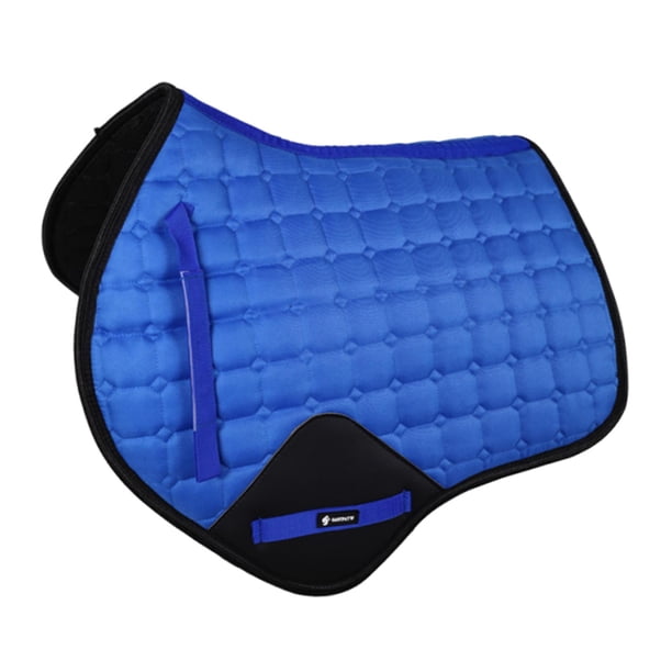 Manta para silla de montar de caballo, ligera y resistente al desgaste, para equipo ecuestre. Azul