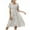 #7-White, variant on Pntutb Womens Plus Size,Women's Summer Casual Short Sleeve V-Neck Floral Dresses Slim Dress