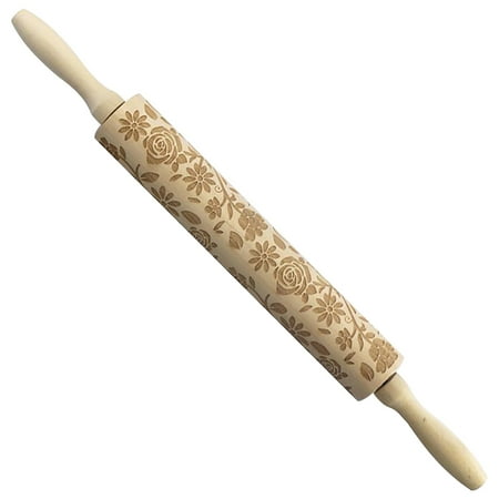 

Kitchen gadgets cookware sets utensils accessories Various Patterns Of Rolling Pin Wooden Carved Cartoon