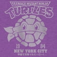thumbnail image 2 of Girl's Teenage Mutant Ninja Turtles New York City 1984 Logo Face Graphic Tee Purple Berry Medium, 2 of 4