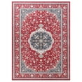 thumbnail image 2 of Wondo Bohemian Machine Washable Area Rug for Living Room, Red, 5' x 8', 2 of 7