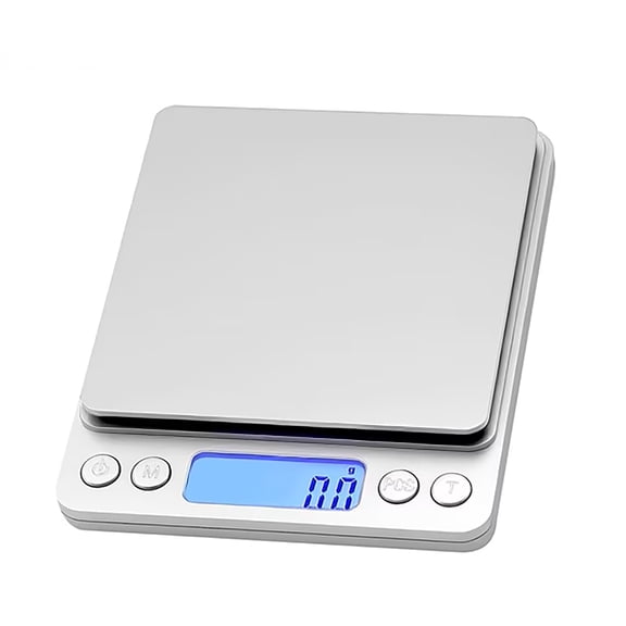 DAYBETTER 6.6lb/3kg Kitchen Scale, 0.1g Precision Digital Food Scale, for Baking, Cooking, Dieting and Meal Prep, Easy Clean Stainless Steel Pan