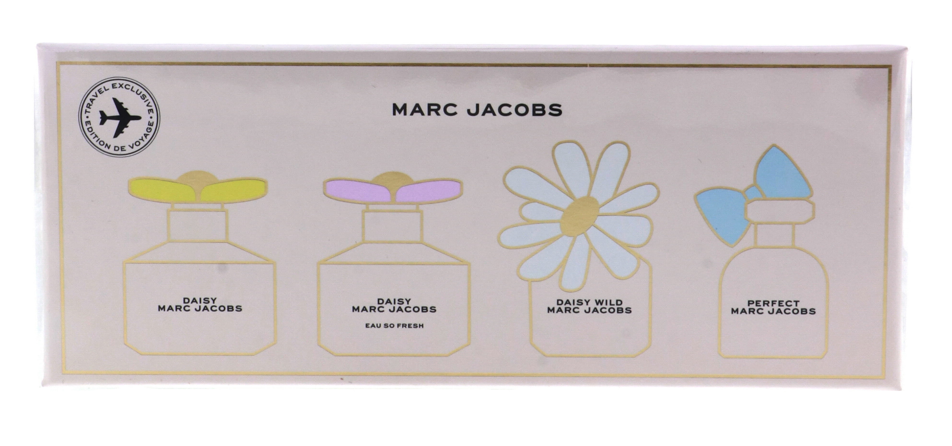 Marc Jacobs 4 Piece Mini Set Perfect, Daisy Wild, Daisy Eau So