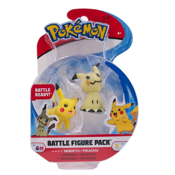 Pokemon Battle Figure Mimikyu & Pikachu Mini Figure 2-Pack