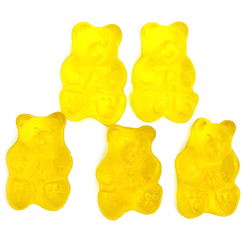 SweetGourmet Gummy Candy Tropical Yellow Mango Gummi Bears 3 pounds