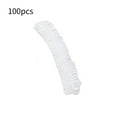 thumbnail image 2 of SPRING PARK 100pcs Disposable Waterproof Hair Cap Reusable Shower Cap Hat Bath Cap Clear Plastic, 2 of 8