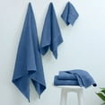 thumbnail image 6 of Martex Easy Living 6-Piece Cotton Towel Set, Soft & Quick-Dry Towels, Blue, 6 of 11