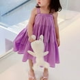 thumbnail image 2 of URMAGIC Summer Toddler Kids Baby Girls Cotton Strap Sundress Princess Dress,1-6Y, 2 of 6