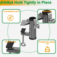 thumbnail image 3 of Patio Umbrella Holder,Deck Umbrella Clamp,Patio Umbrella Clamp,Balcony Umbrella Clamp,Deck Umbrella Holder Black+Gray, 3 of 7
