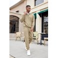 thumbnail image 4 of COOFANDY Men's Jogging Suits 2 Piece Set Quarter Zip Up Pullover Sweatshirt and Sweatpants Set with Pockets, 4 of 6
