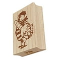 thumbnail image 1 of French Hen Beret Baguette 12 Days of Christmas Rectangle Rubber Stamp Stamping Scrapbooking Crafting - Small 1.7in, 1 of 7
