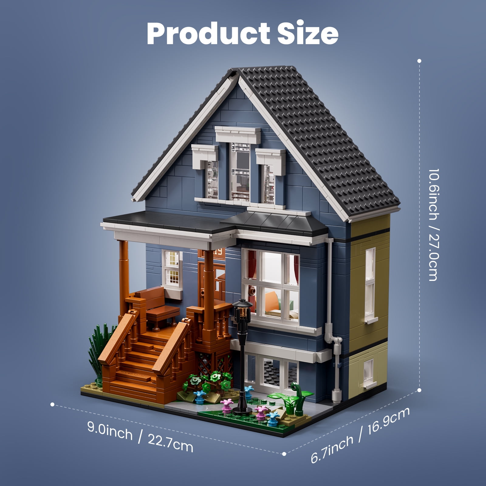 Gallagher House Building Block Set Shame House Model Decor Gift for Friends