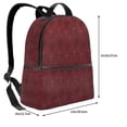 thumbnail image 4 of Lsque The Binding of Isaac Pattern Backpack – School Travel Canvas Daypack with Ergonomic Padded Straps, Multiple Compartments & Leather Handle, 4 of 5