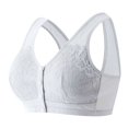 thumbnail image 2 of Vrotazzy Front Button Wireless Shaping Bra Lace Non-Underwire Comfort Daily for Senior Women, 2 of 4