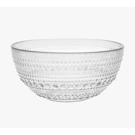 Fortessa Jupiter Clear Glass Bowls Set of 6 - Cereal, Soup, Salad