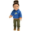 My Life As 18" Poseable Outdoorsy Boy Doll, Brunette Hair
